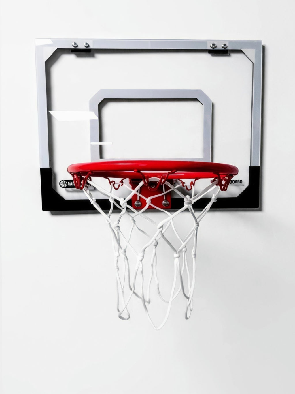 Premium mini-hoop + NBA stickers