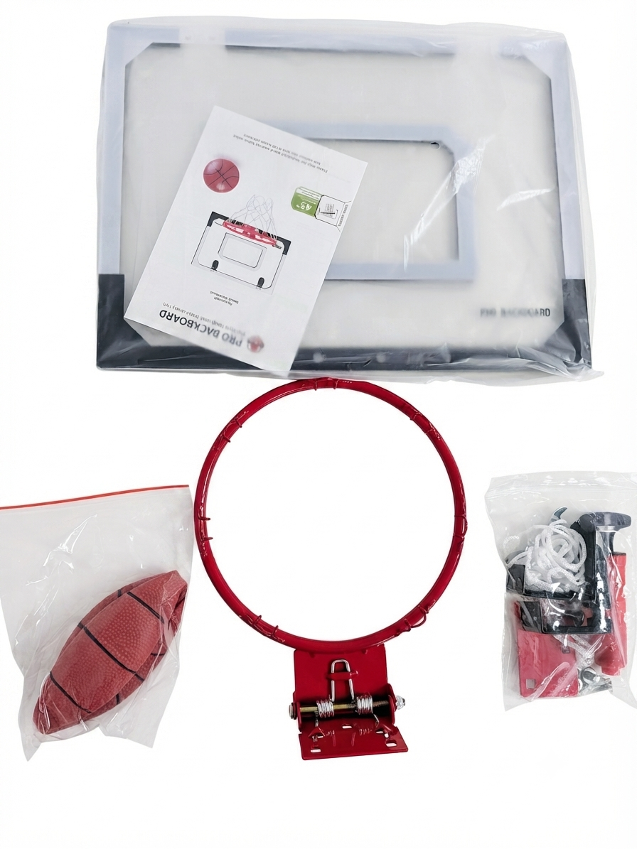 Premium mini-hoop + NBA stickers