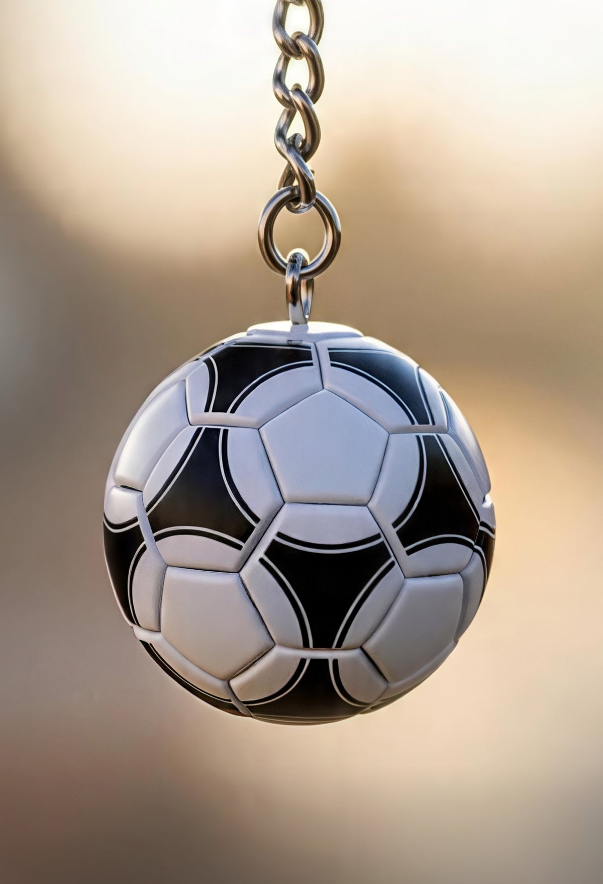 Classic soccer world cups ball keychain