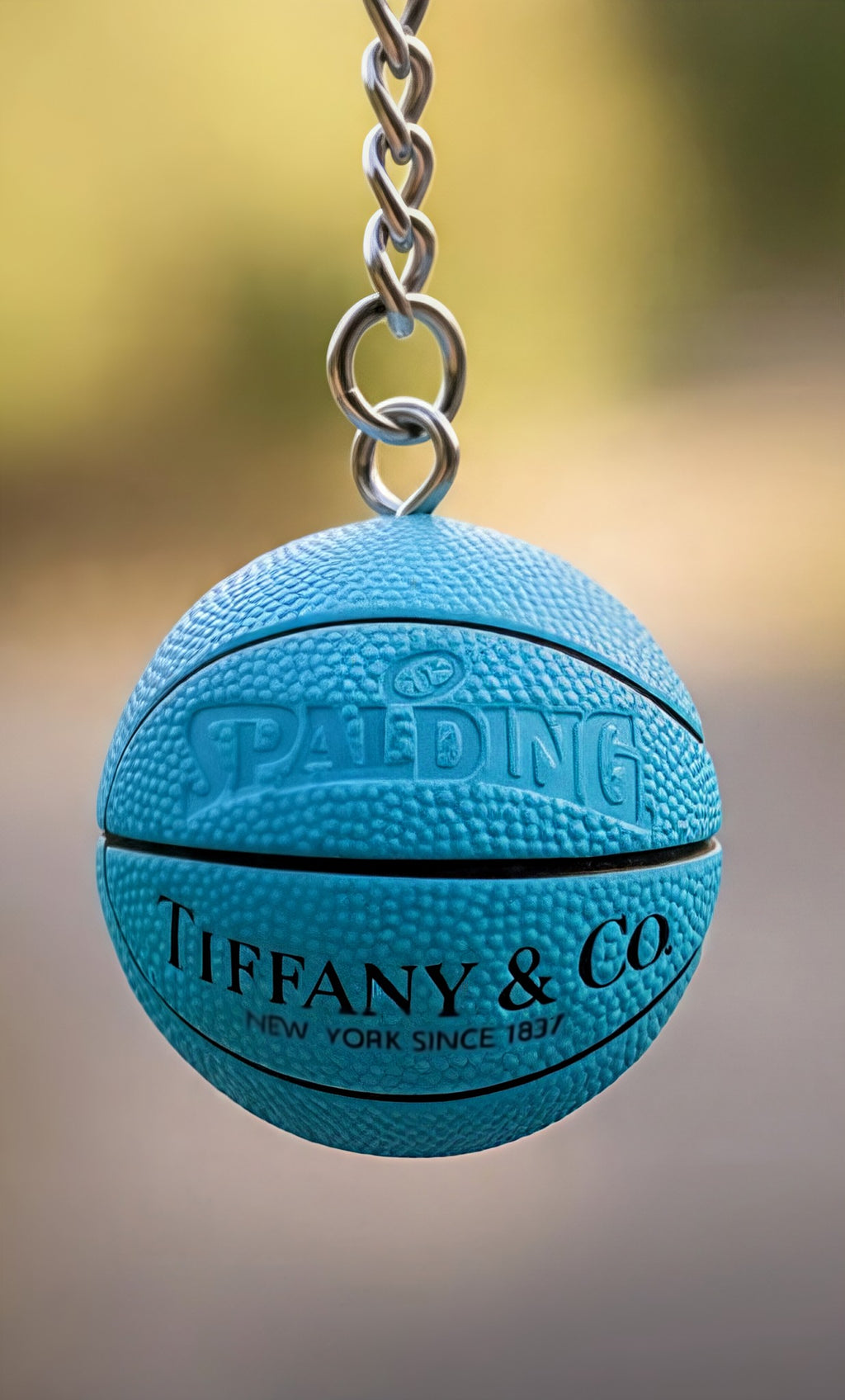 Basketball Keychain Blue & Co