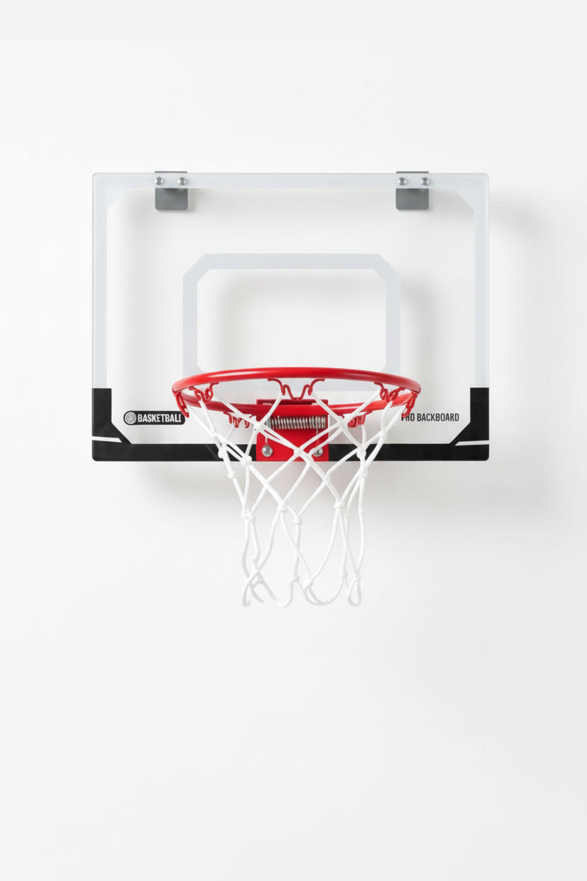 Premium mini-hoop + NBA stickers
